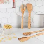 Olive Wood Utensil Holder - Image 4