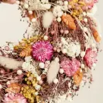 Pastel Lover Dried Flower Wreath - Image 7