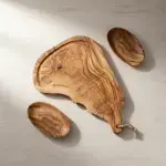 Set of 3 Handmade Small Wooden Dishes - Image 8