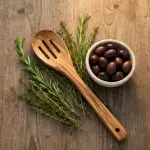 Slotted Spoon Olive Wood - Image 11
