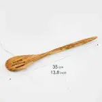 Slotted Spoon Olive Wood - Image 3