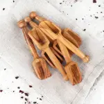 Small Olive Wood Scoop