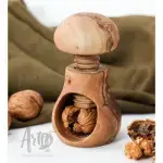 Handmade Olive Wood Nut Cracker - Image 4
