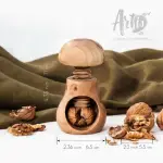 Handmade Olive Wood Nut Cracker - Image 3