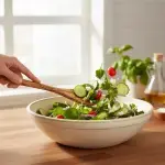 Handmade Olive Wood Salad Spoon - Image 8