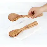 Handmade Olive Wood Salad Spoon - Image 5