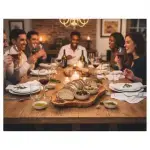 Handmade Wood Serving Platter - Image 6