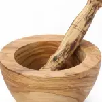 Olive Wood Mortar and Pestle - Image 11