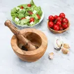 Olive Wood Mortar and Pestle - Image 4