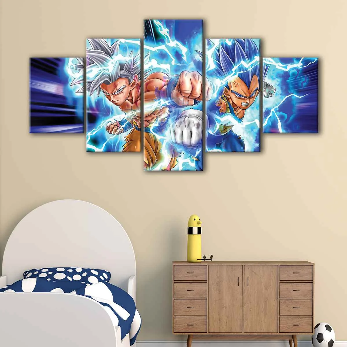 Goku vs Vegeta canvas art