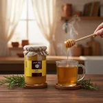 Rosemary Honey (Iklil) Natural Honey - Image 4