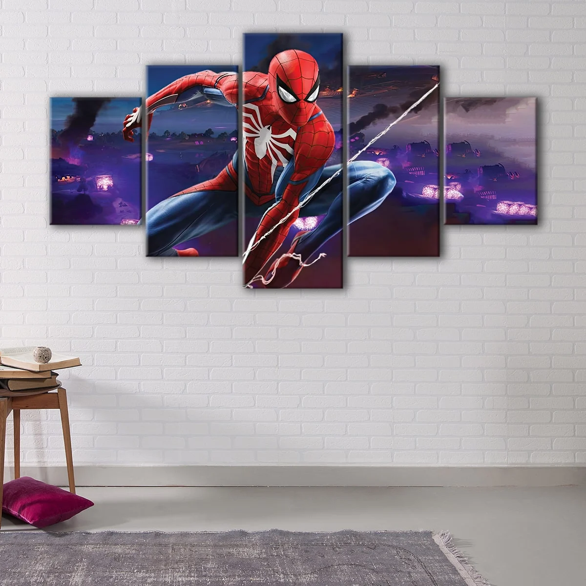 Fortnite Spider Man canvas art