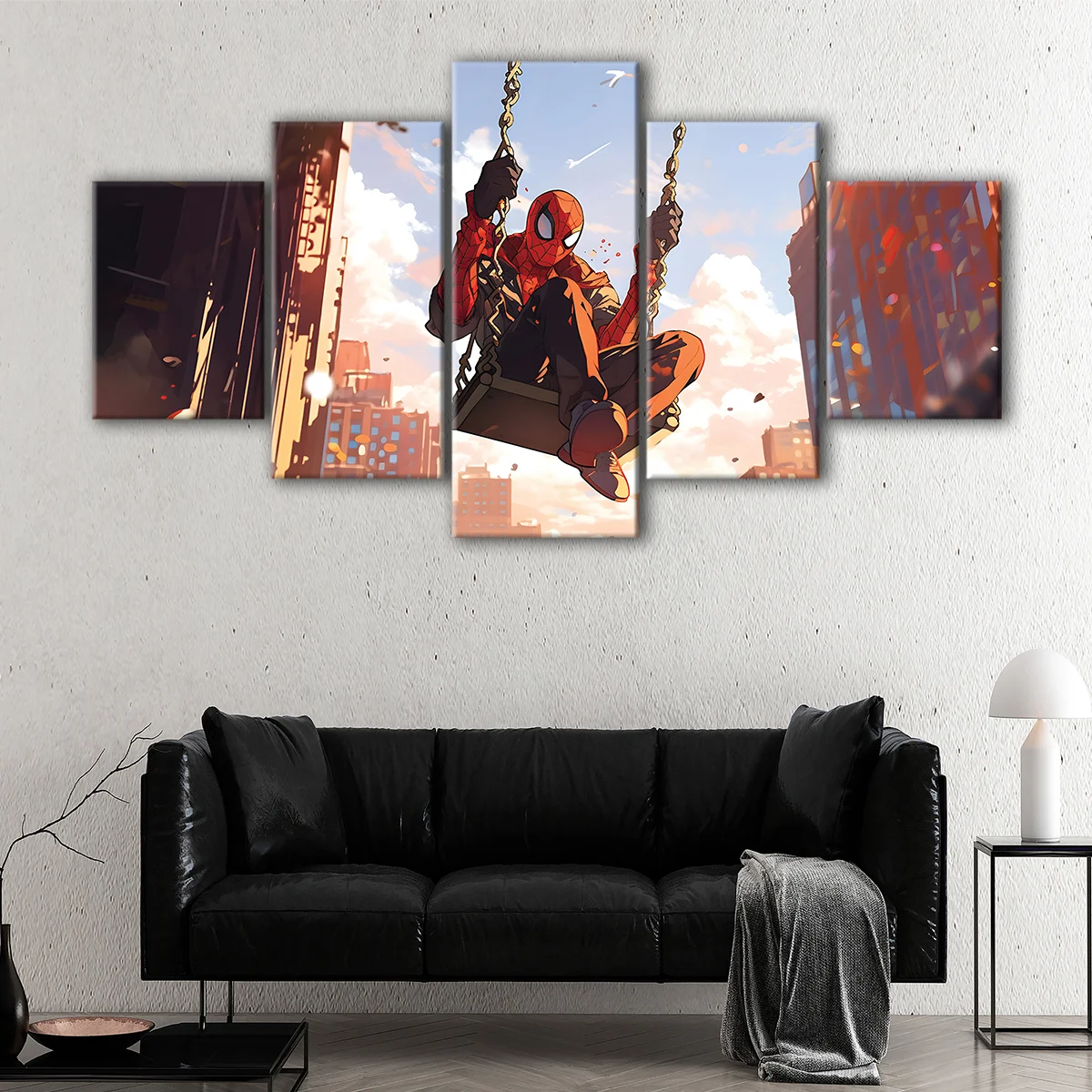 Funny Spider Man canvas art