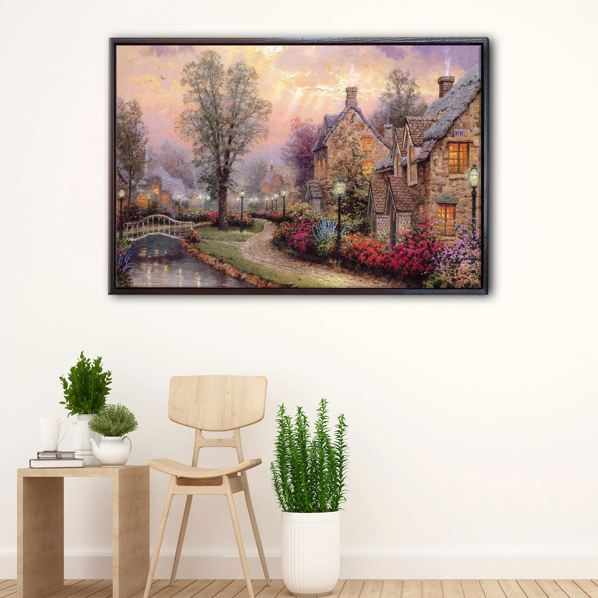 Lamplight Lane canvas art