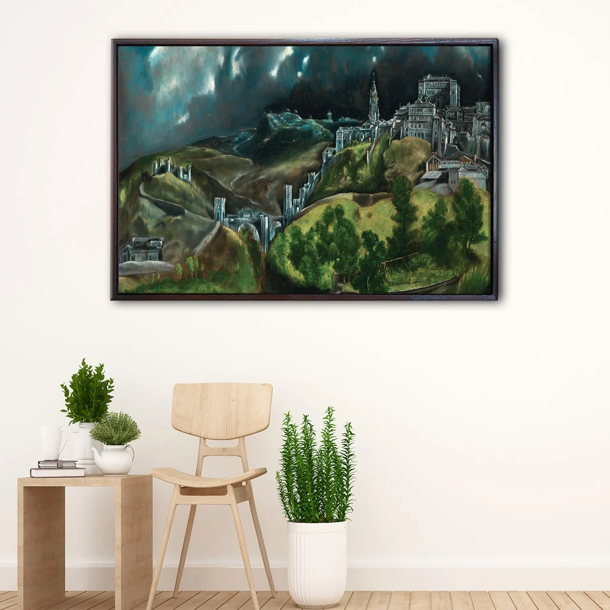 View of Toledo canvas art
