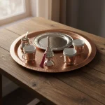 Handmade Copper Coffee Set Gift Box - Image 4